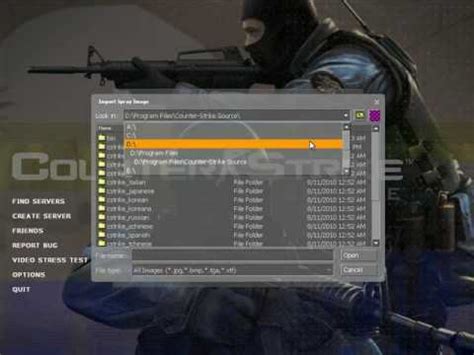 counter strike source custom spray.